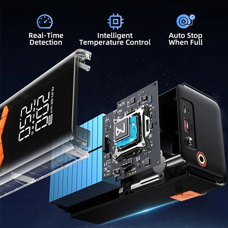 AuraLink 2 w 1 pompka do opon i urządzenie rozruchowe