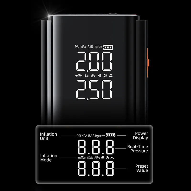 AuraLink 2 w 1 pompka do opon i urządzenie rozruchowe